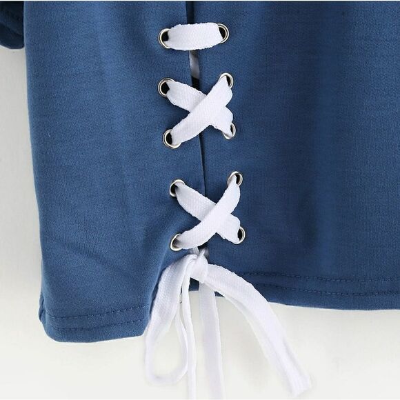 Crop top one blue size L and one black size L left - Picture 4 of 8